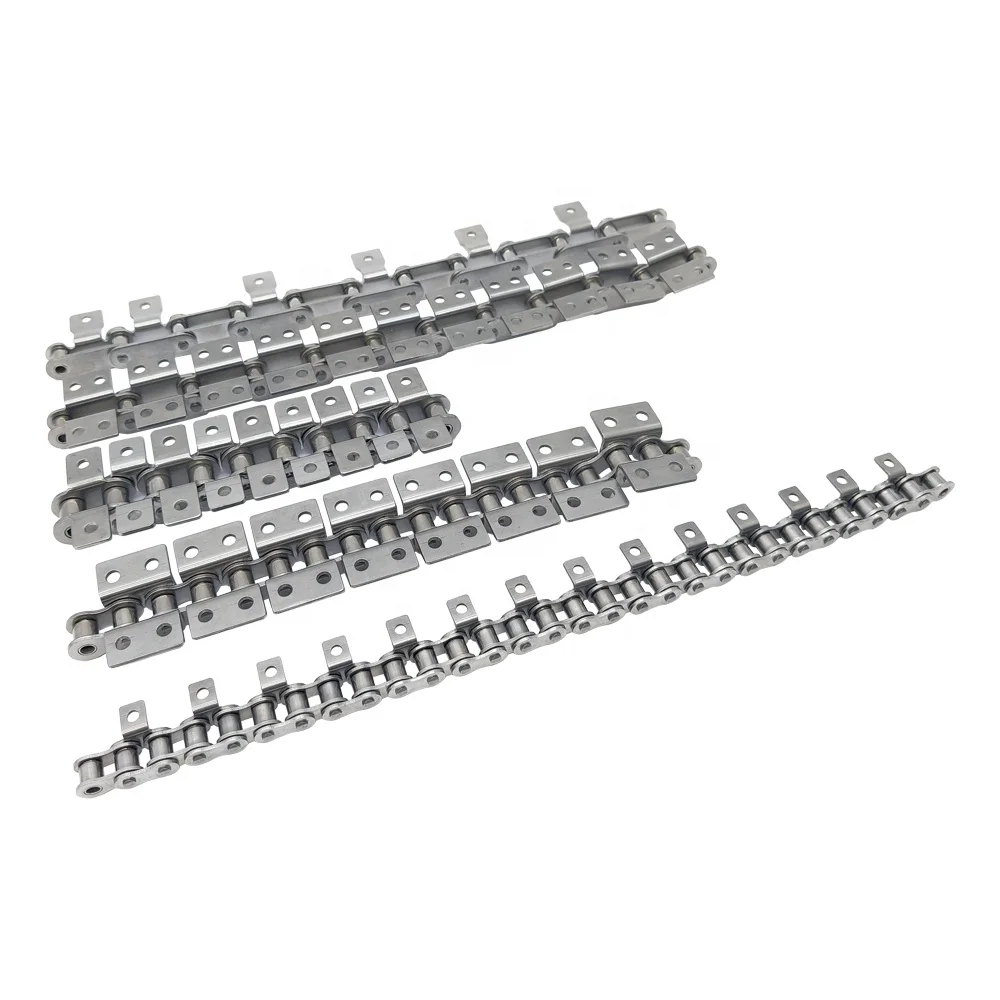 SA1 SA2 WA1 WA2 Steel Short Pitch Roller Chain Stainless Steel Conveyor Chain Attachment