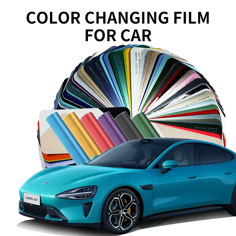 TPU PPF Sample Card Car Wrap Film Color Changing Paint Protection Film TPU PPF Sample Book for Vehicle