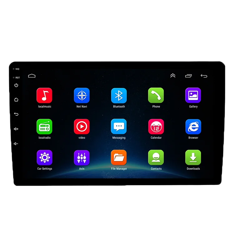 Overname Diplomaat Waarneembaar 10 Inch 2 Din Gps Navigation Android Car Stereo 2.5d Touch Screen Built In  Bt Fm Wifi Amplifier Remote Control Car Radio - Buy Car Radio,Android Car  Stereo,2 Din Gps Navigation Product