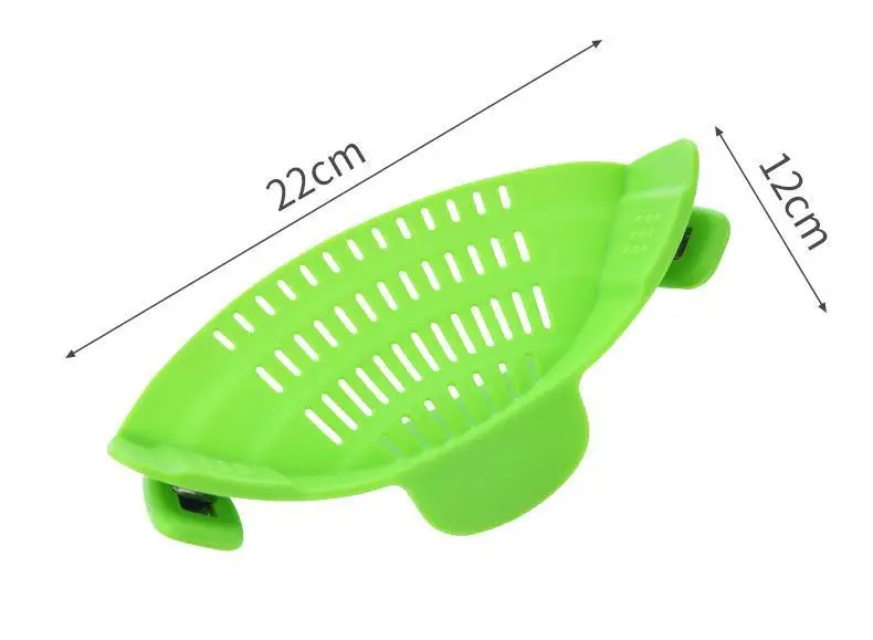 Food Grade Silicone Pot Strainer Drainer Pour Vegetables Leak Proof ...