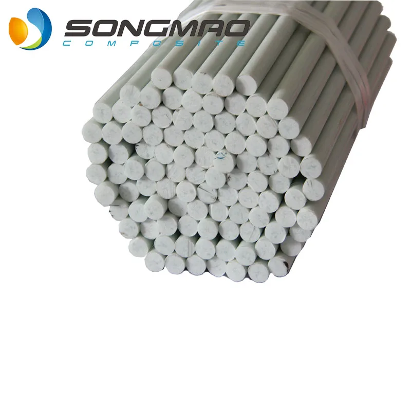 Green Field Plant Support FRP Stick, glass fiber garden epoxy composite tubes