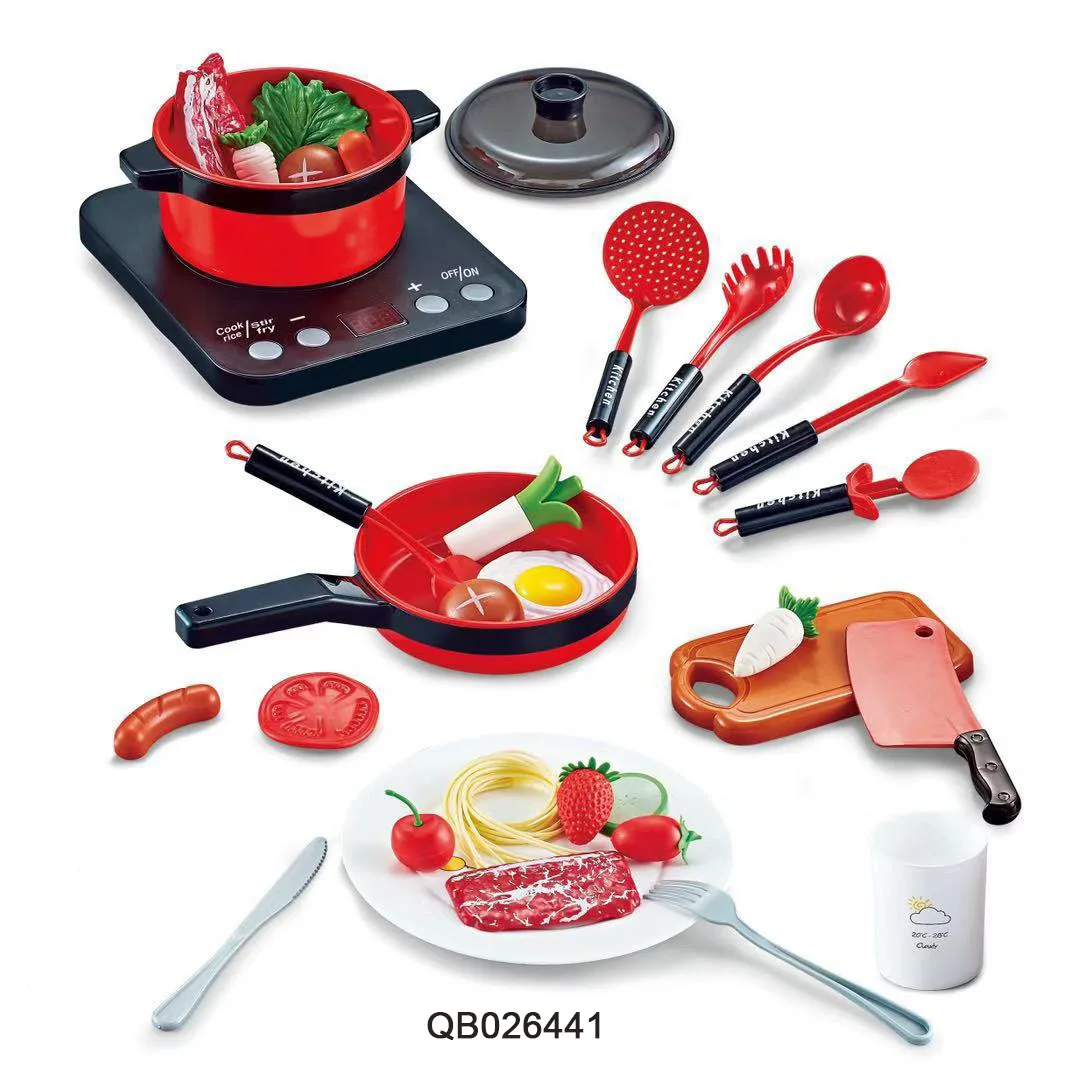 Little Chef Simulation Kitchenware Cooking Pretend Play Kitchen Toys Set for Kids