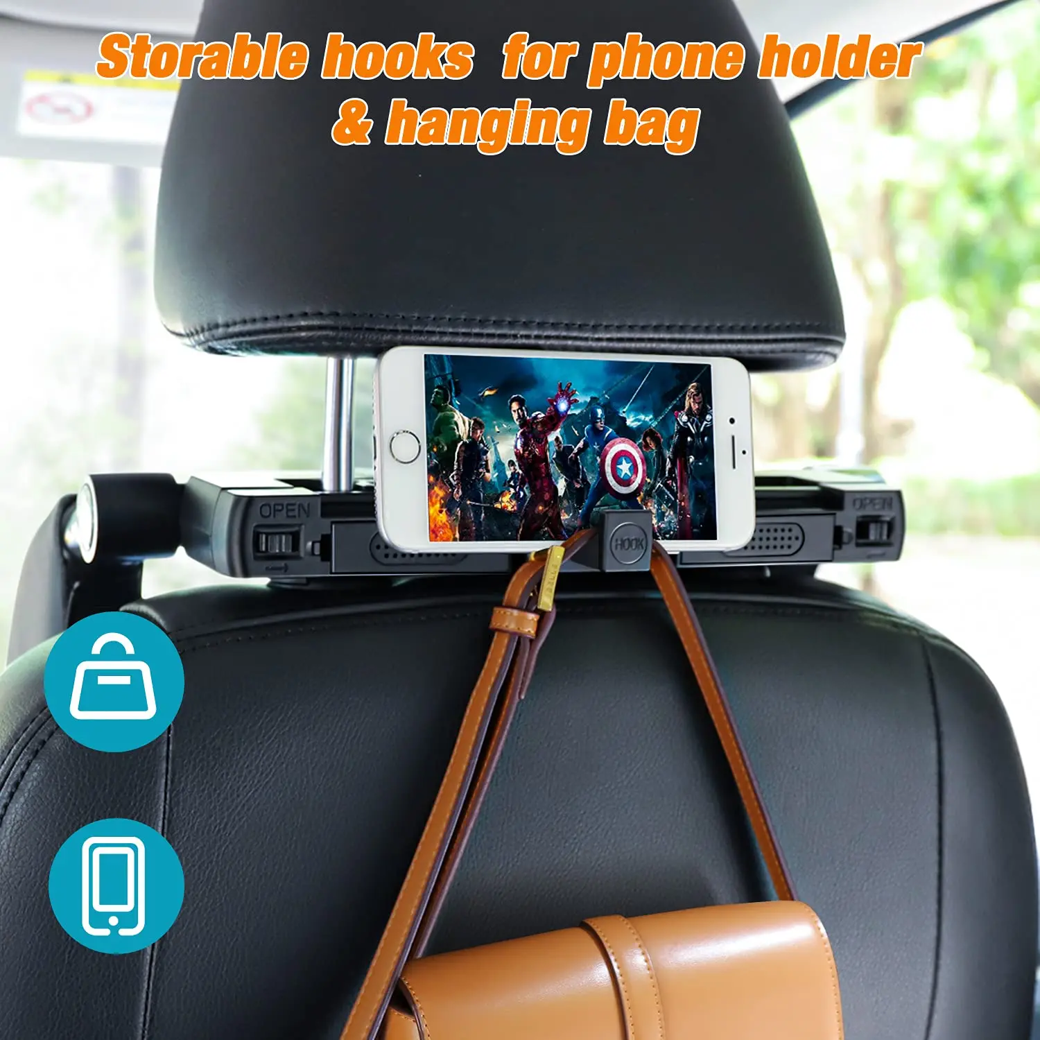 ROHS Certification Memory Foam Head Support Cushion Travel Car Sleeping Neck Pillow for Adult Kids Car Headrest Pillow