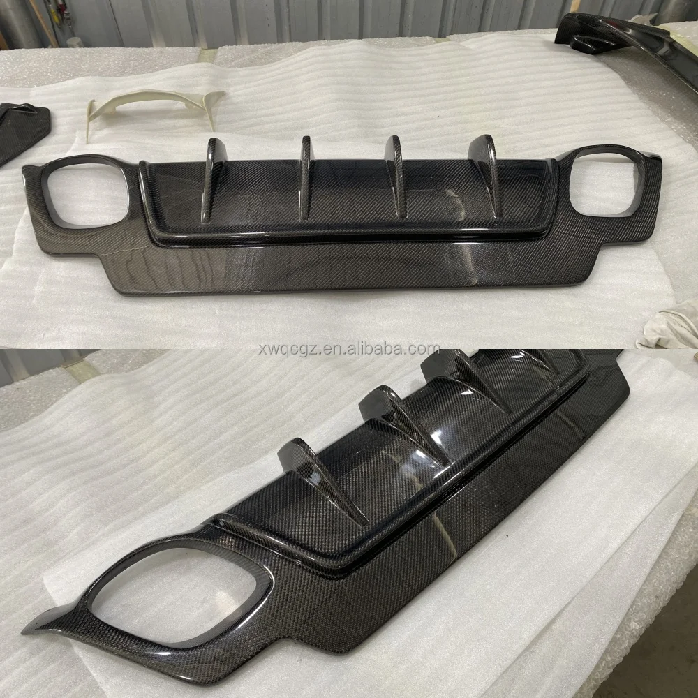 2007-2014 for Lexus IS F/isf Upgrade TOMS Style Carbon Fiber Rear Spoiler Rear Lip Rear Diffuser Bumper Body Kit