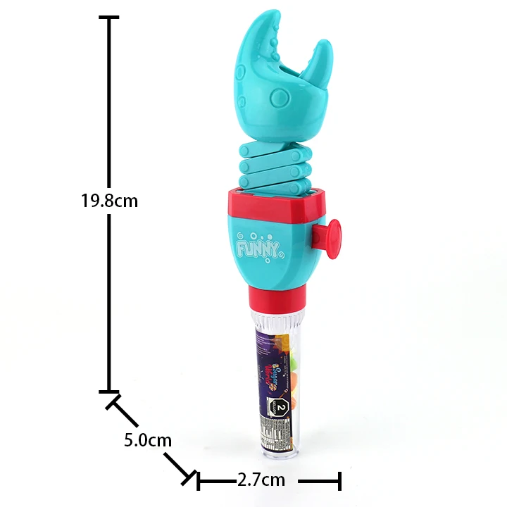 Telescopic toy candy