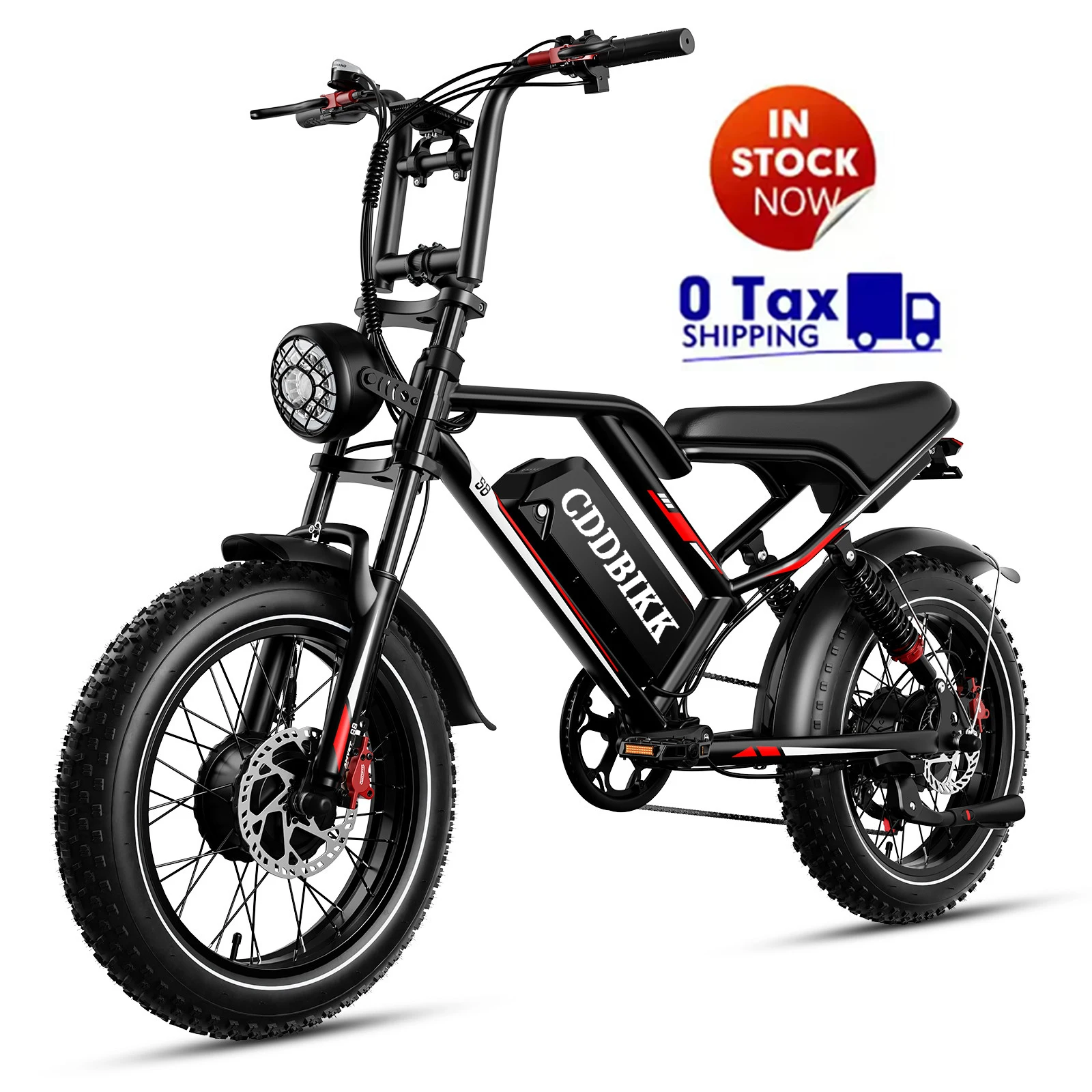 OOKTEK S8 E Bike 1000W Motor, 50km/h Speed, 48V Battery