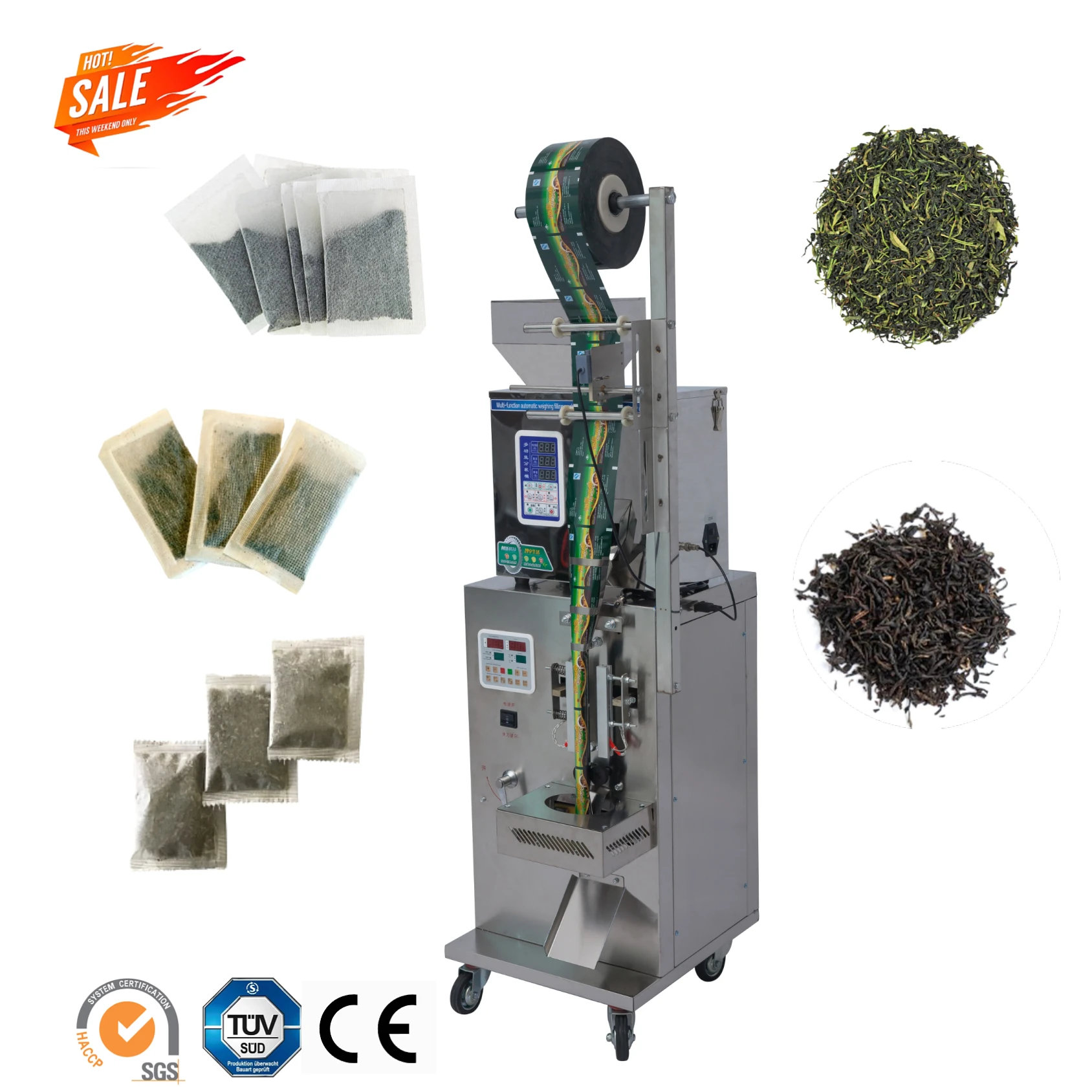 Tea Filter Paper Bags Package Making Machine Tea Making Machine for Small Business