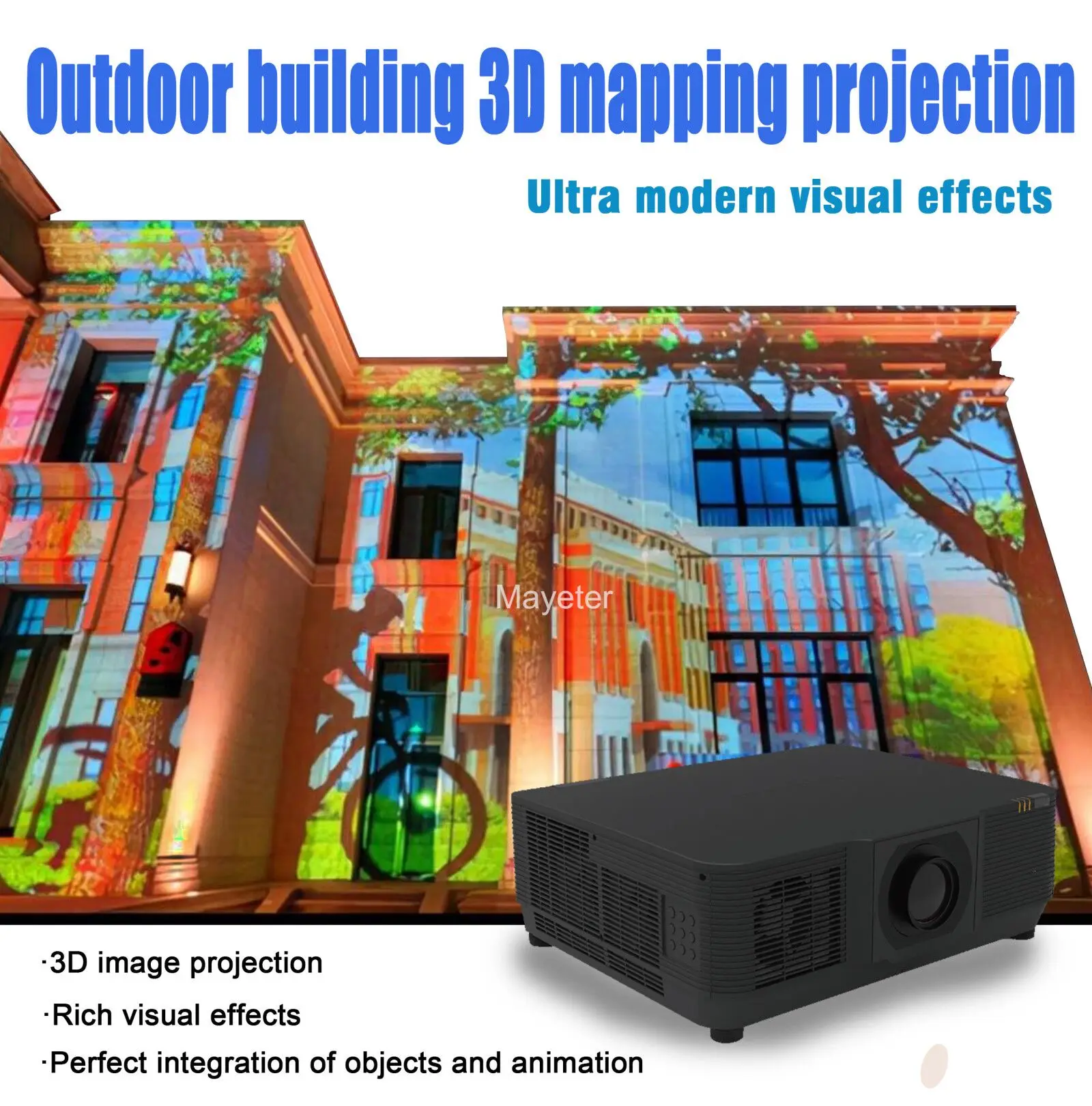 House 3D Projection Mapping Advertising - H2301c11c86364098aaea95377697087bu 
