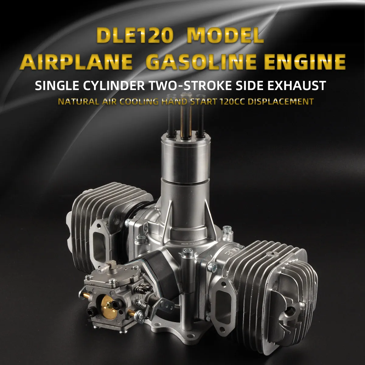 Motore a Gas per aeromodelli DLE120 RC per aereo a benzina