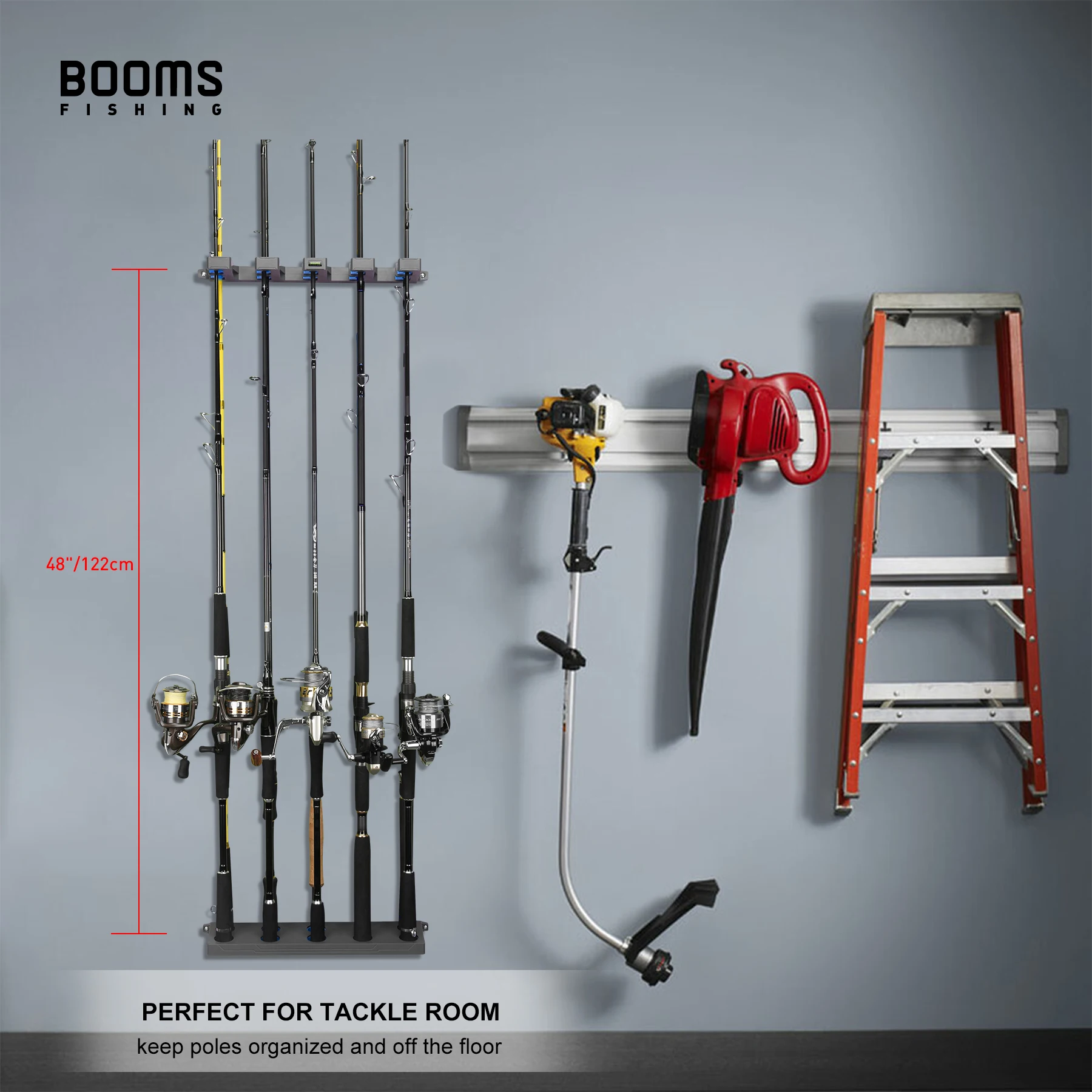 Vertical Rod Racks Booms Fishing WV4 Ceilings Vertical Fishing Rod Racks Plastic Wall ...