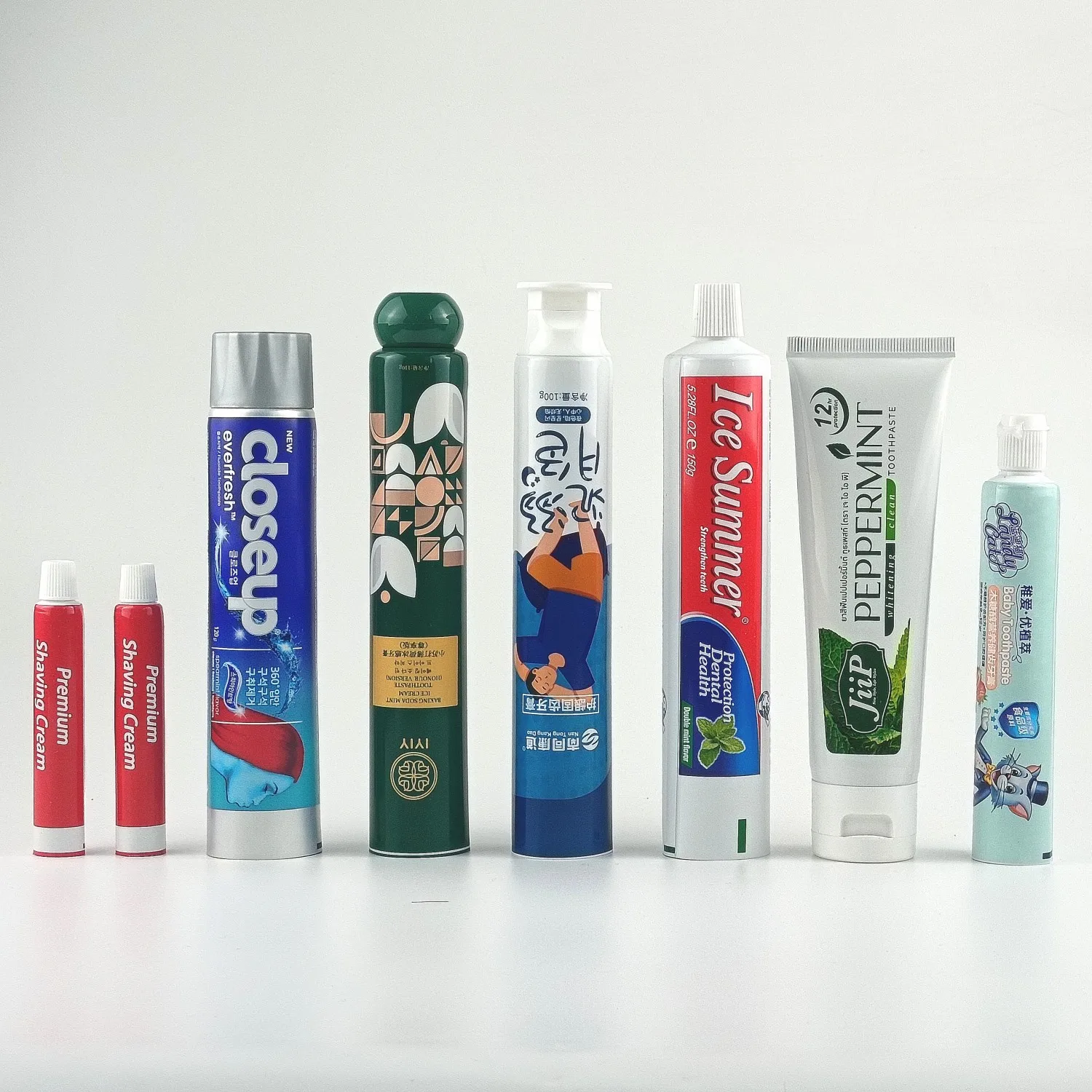 Customized Printing 30g 50g 80g 100g 120g ABL Plastic Cosmetics Packaging Laminated Soft Tube for Toothpaste
