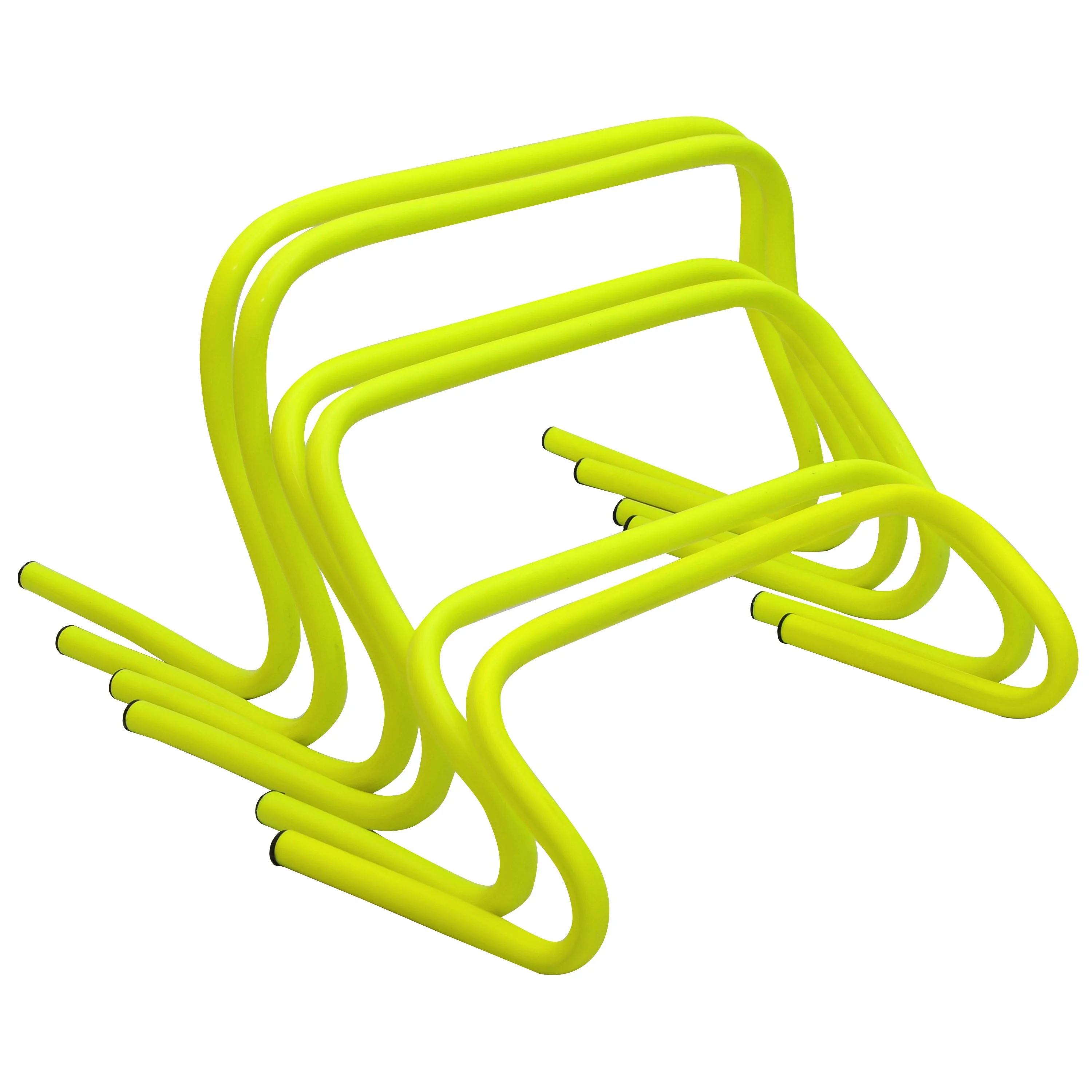 Feileng Adjustable Height Speed Training Hurdle Set Soccer Agility Green Set of 4 