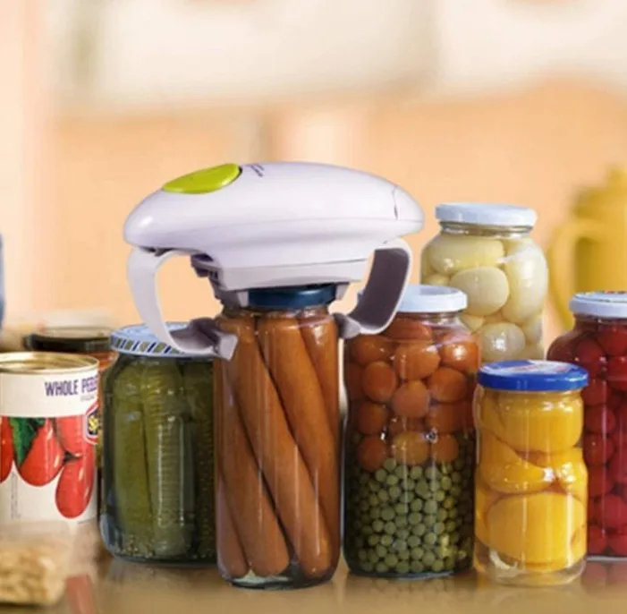 Electric Jar Can Bottle Automatic Opener One Button Hands Free For