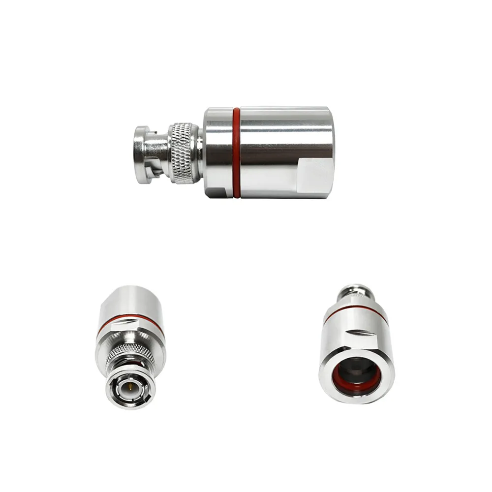 Manufacturer Supply 50 Ohm Connector BNC Male Clamp Screw Plug for RG217 Cable RF Coax Coaxial Connectors in