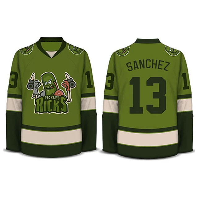 Wholesale custom cheap college hockey jerseys funny team set hockey jerseys  From m.