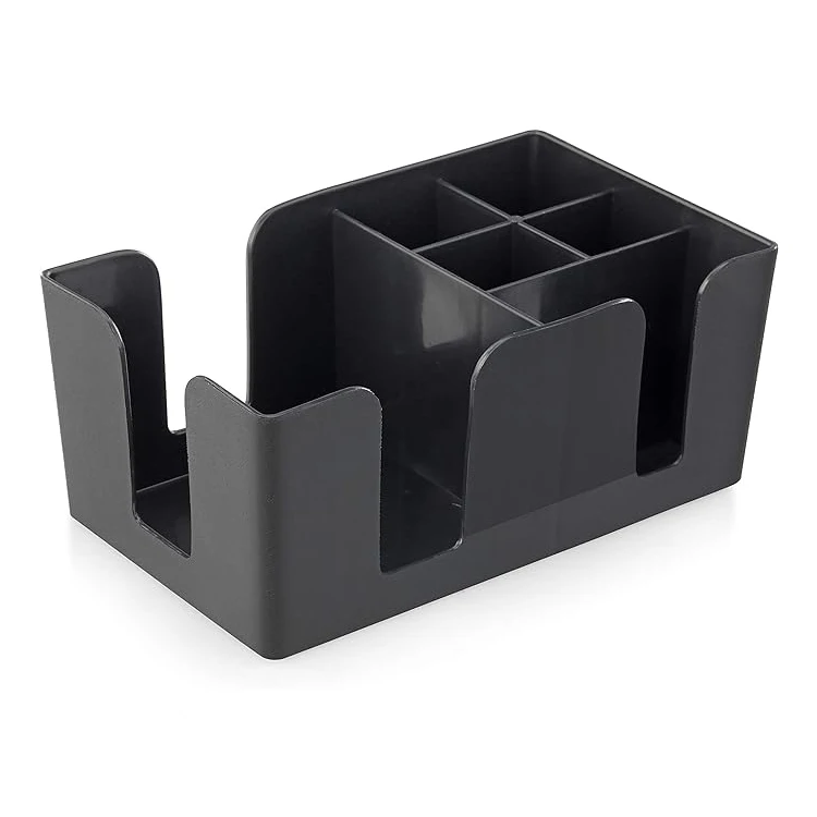 Sales Low Price Multi-function Tissue Straw Storage Boxes Plastic Napkin Holder Tissue Box with Custom Logo