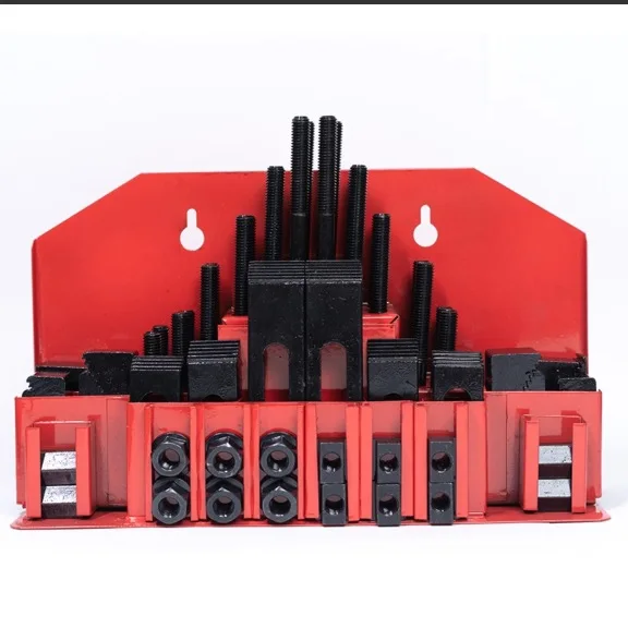 Hardening Quality Milling Machine Clamping Set M8 M10 M12 M14 M16 58pcs Mill Clamp Kit Vice,clamping Tool