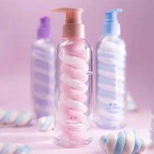 OEM Private Label Natural Marshmallow Hyaluronic Acid Moisturizing Nourishing Body Moisturizer Ice Cream Texture Rainbow Body