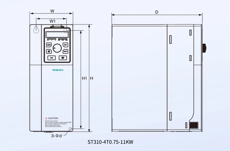 380V 415V AC Drive 3 Phase Three Phase VFD AC Drive Variable Frequency Inverter VSD Variable Speed Drive 15KW factory