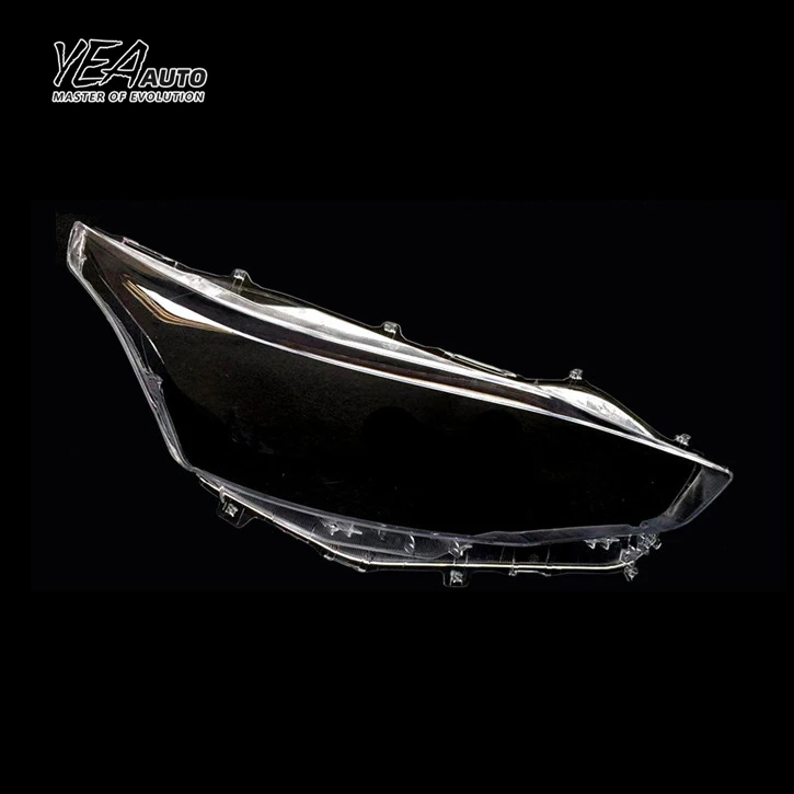 YEA AUTO Car Headlight Cover Headlight Glass Lens Glass Cover Lens for toyota yaris Lens Cover 2020 2021 PC Lampshade