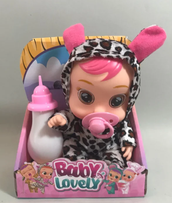 Плачет Кукла-младенец с соской бутылки для детей слезы куклы игрушка «сделай сам» Cry куклы дети станут отличным подарком на день рождения или Рождество