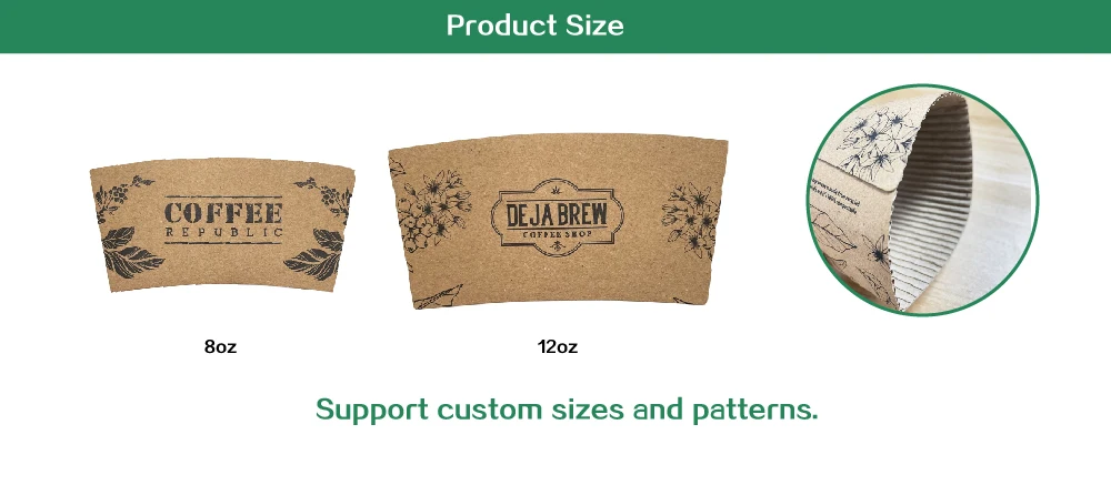 Hot Sale Reusable Coffee Cup Sleeves Custom Printed Coffee Reusable Cup ...