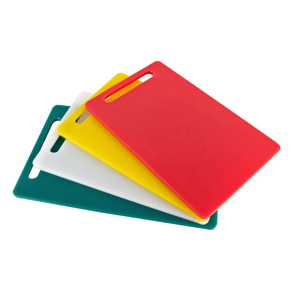 color-coded double-sided 33x20x1cm plastic cutting board