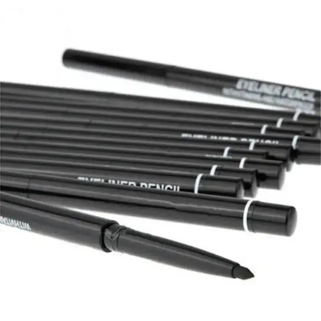Black  Late-model Women's Makeup  Non-Smudging  Rotary Retractable Eyeliner Pencil Waterproof Eye Liner Pen