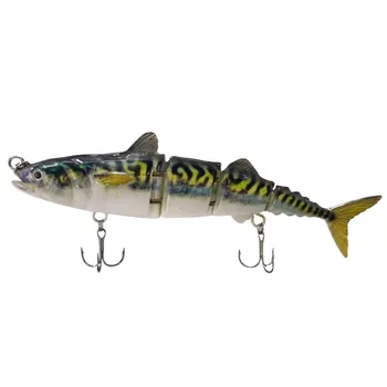Cheery Mackerel Bait Multi-Joint Swimming Bass Lure Slow Sinking Hard Tackle Fishing Lures – Hard Lure – view 3