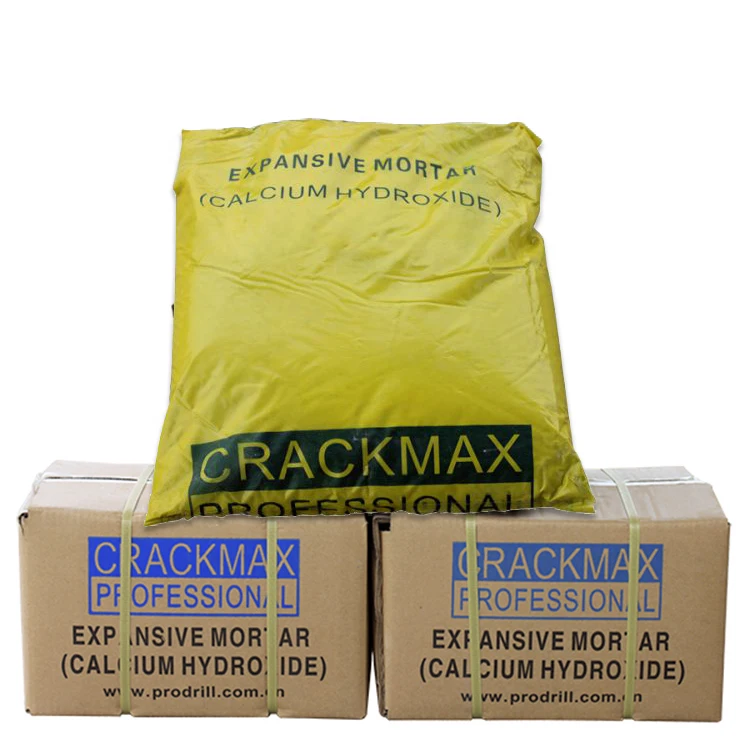 
 Профессиональный бесшумный каменный трещинный порошок Crackmax Расширенный раствор для демонтажа  