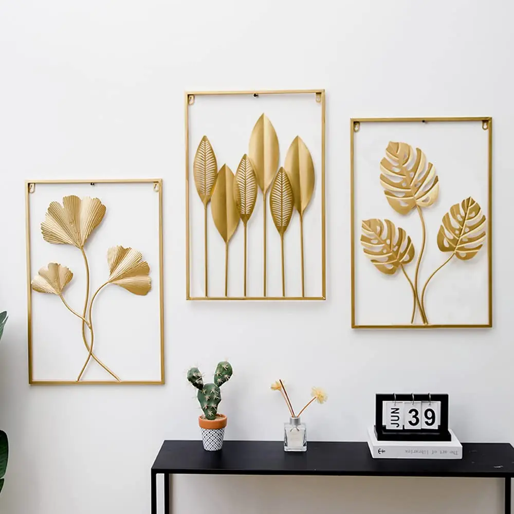 On sale NEW 4 Pack Gold Wall Art Décor, Minimalist Single Line Art Wall Décor