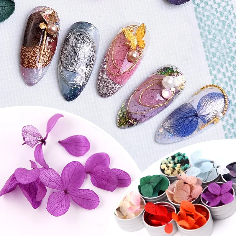 Оптовая продажа 2019, лидер продаж, консервированные цветы для ногтей, сухие цветы для ногтей «сделай сам», наклейки для искусственных ногтей