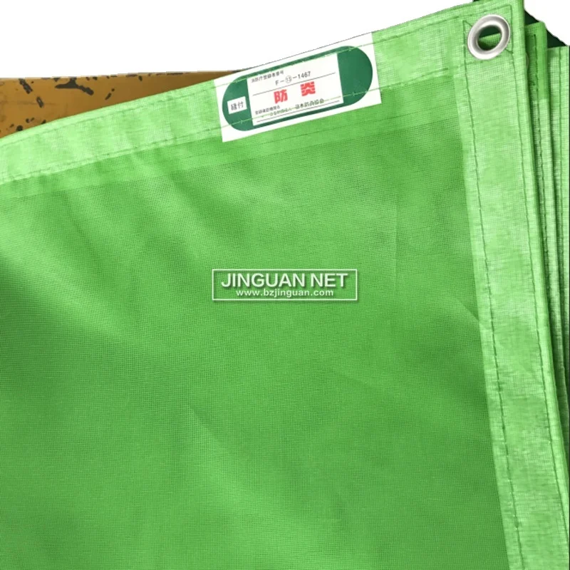 Durable PVC Coated Mesh Polyester Sheet Nylon Plastic Tarpaulin for Scaffolding Safety Net Protective Application