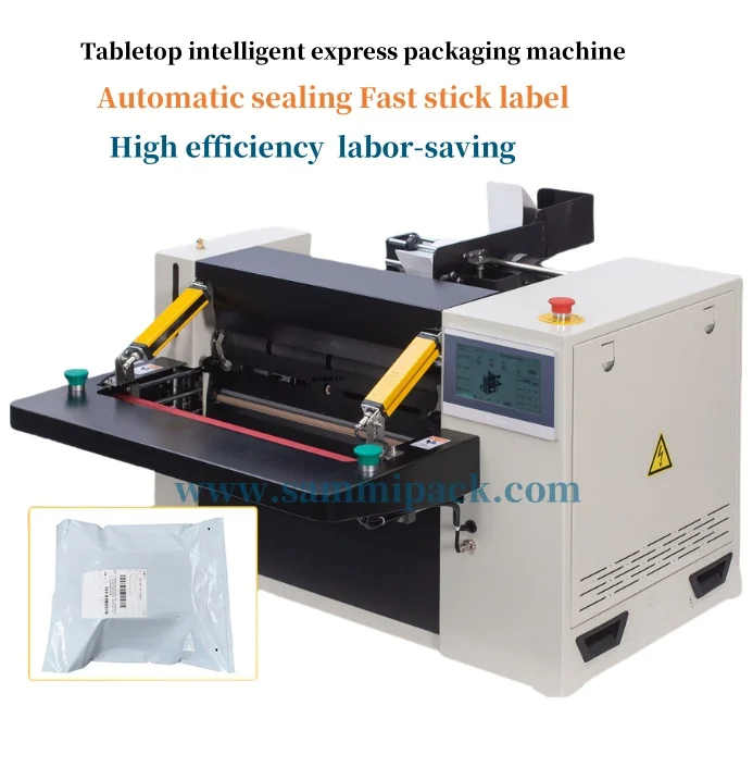 DFD40 Automatic 110V 220V Express Courier PE Roll Bags Bagging Sealing Packing Machine