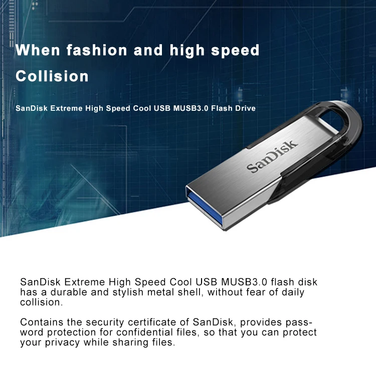 Clé USB 3.0 Ultra Flair Sandisk 256 Go