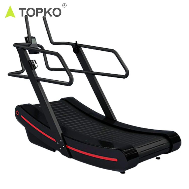 TOPKO Most Popular Unpowered Curved Wooden Treadmill Air Runner Curve Treadmill Running Machine Non - Motorized Treadmill