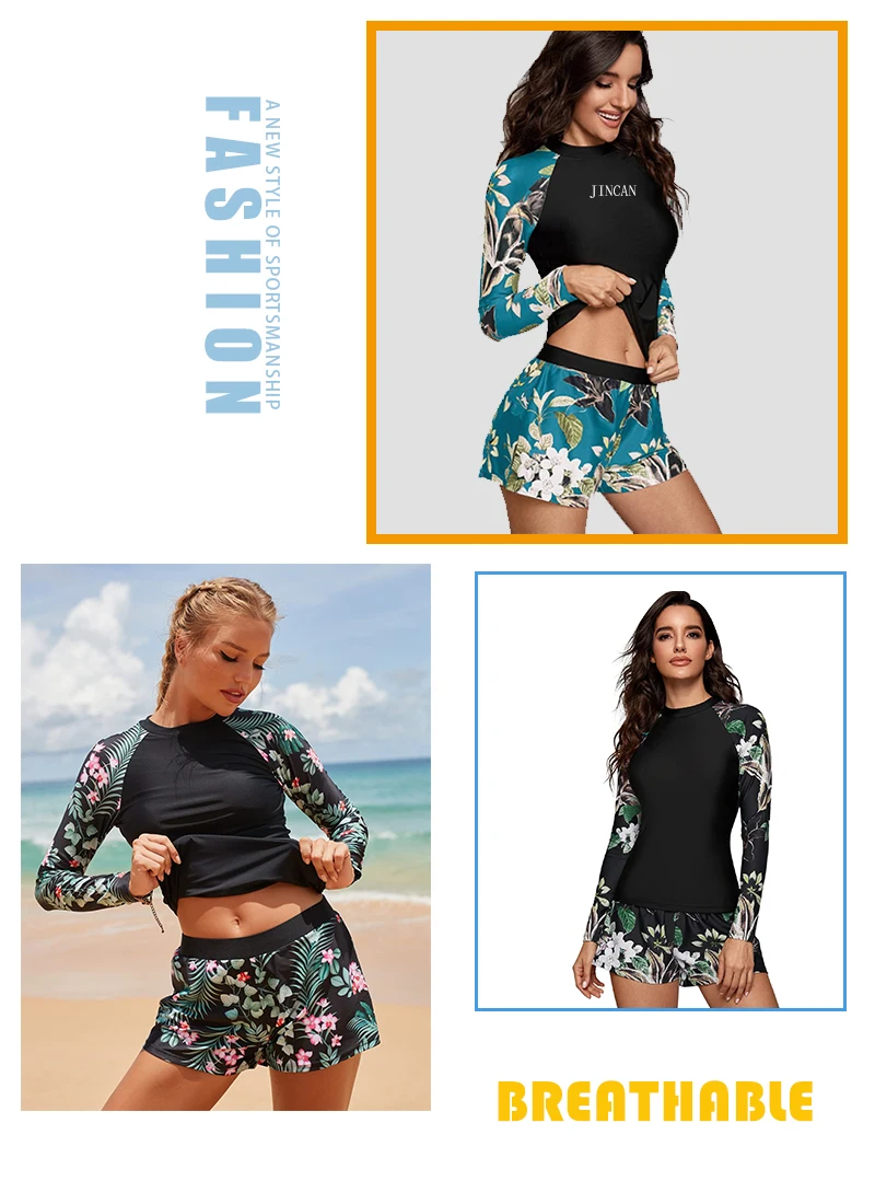 Wholesale Women Rash Vest Gym Long Sleeve Sublimated Printed Custom
