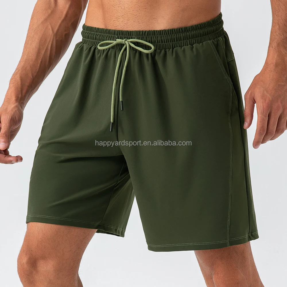 Men's Jogger Sportswear Drawstring Design Sports Shorts Summer Loose Casual Gym Workout Shorts With Side Pockets453_voghion.com