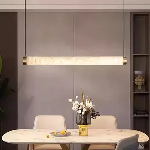 Nordic Minimalist Marble Chandelier Simple Modern Luxury Restaurant Bar Table Lamp Creative Pendant Lights