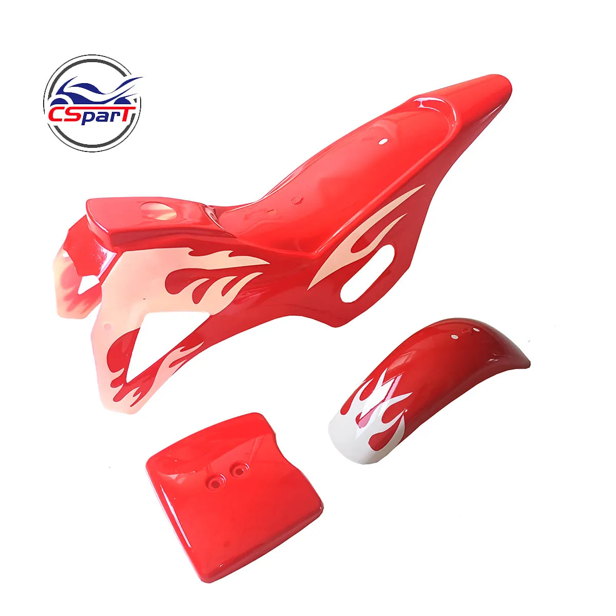 Kit Parafango per Motociclo XR50 CRF50, 7 Pezzi in Plastica Nera, per Kit Parafango per Motociclo XR50 CRF50, 7 Pezzi in Plastica Nera, per