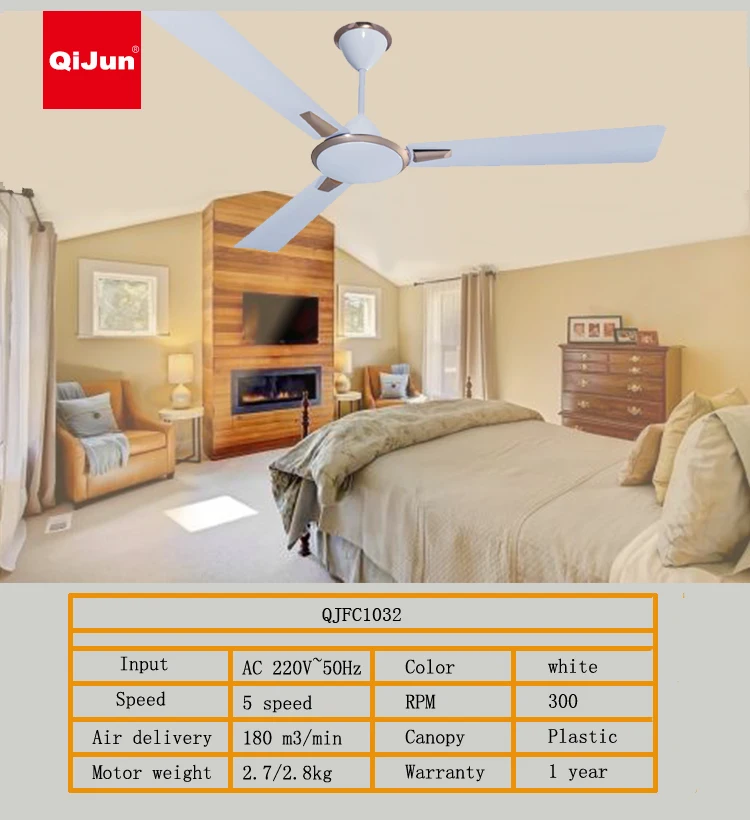 56 Inch Aura Breeze Ceiling Fan With Aluminum Blade Summer Joy Hot Sale