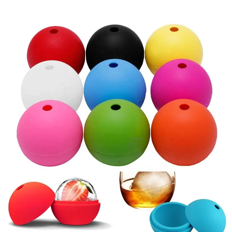 silicone whiskey ice ball maker mold