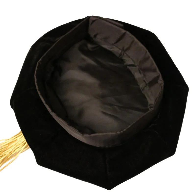 High Quality College University Wholesale Doctoral Tam Graduation Cap