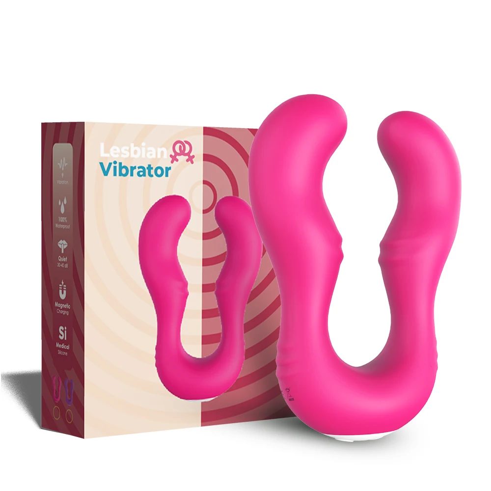 New Trending Vagina Couple Sex Toys Oem/odm Accaptance Vibrating Panty U  Shape Massage Dildo Sex Toys for Woman and Men