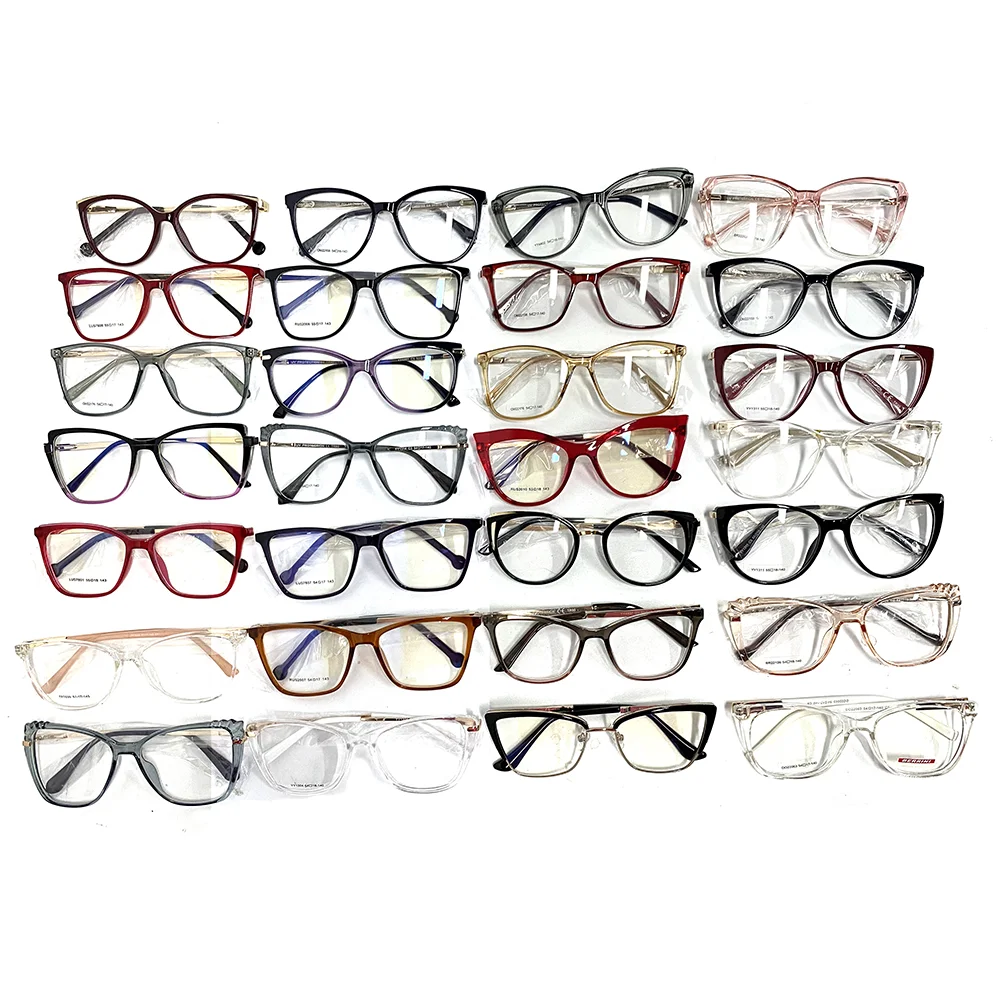 Wholesale Assorted Cheap Price Eyeglasses Frame Metal Stock Ready