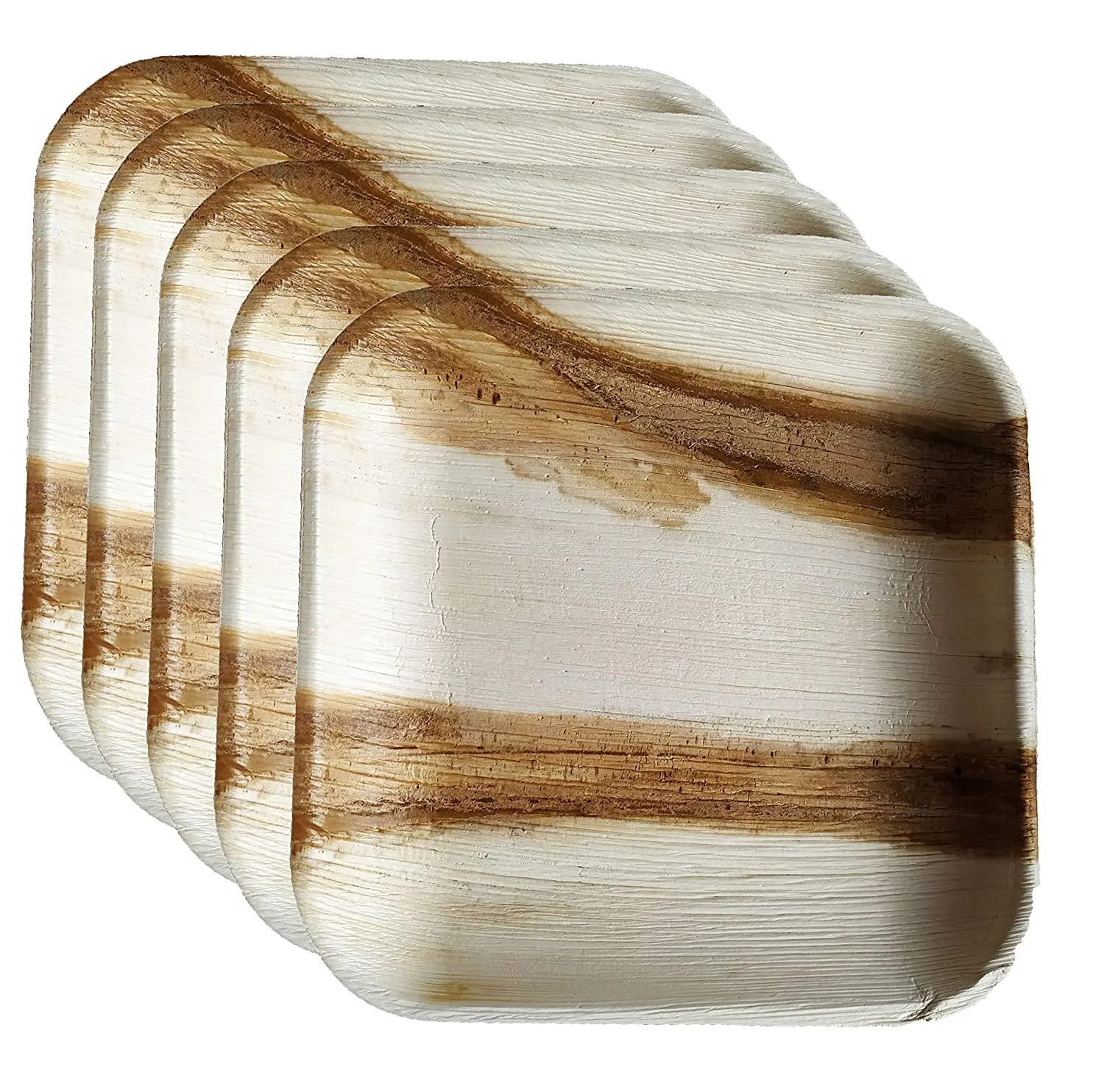 Areca Palm Leaf Plates Disposable Plates For The Dinner Lunch And