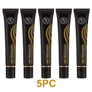 West&Month 5 Bottle Roller Massage Anti-hair Loss Long Hair Liquid Improves Hair Strength Prevents Breakage Nourishes Dense