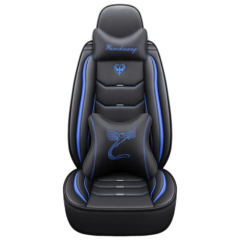 Универсальный чехол на автомобильные сиденья для роскошных автомобилей кожаные чехлы сидений аксессуары интерьера