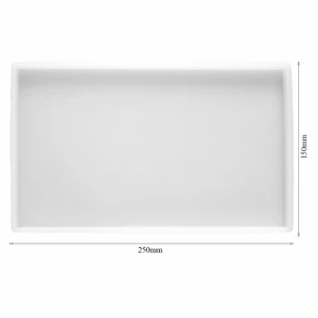 Unico Silicone Mould Rectangle Plate for Resin Craft DIY Creations