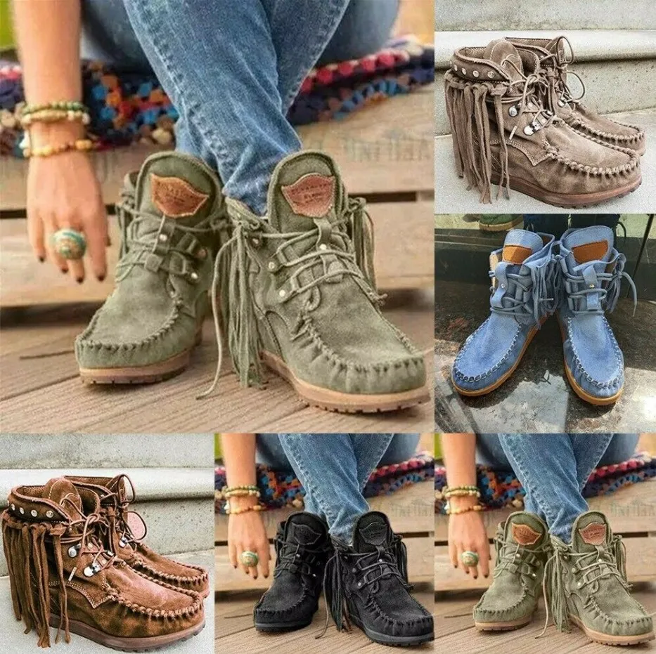 western fringe moccasins